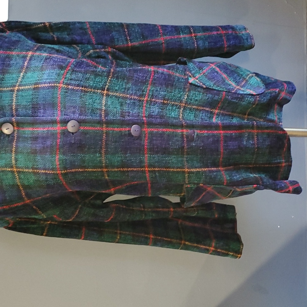 Weave of the Irish buttondown green cardigan sweater size L - Picture 4 of 17